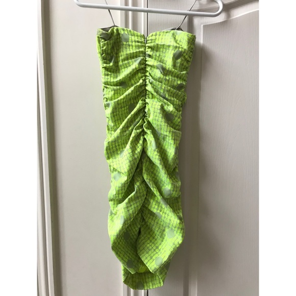 Strapless mini dress - Picture 2 of 4